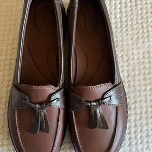 Clark’s Ashland Bubble Brown multicolore loafers. 9 1/2 N
